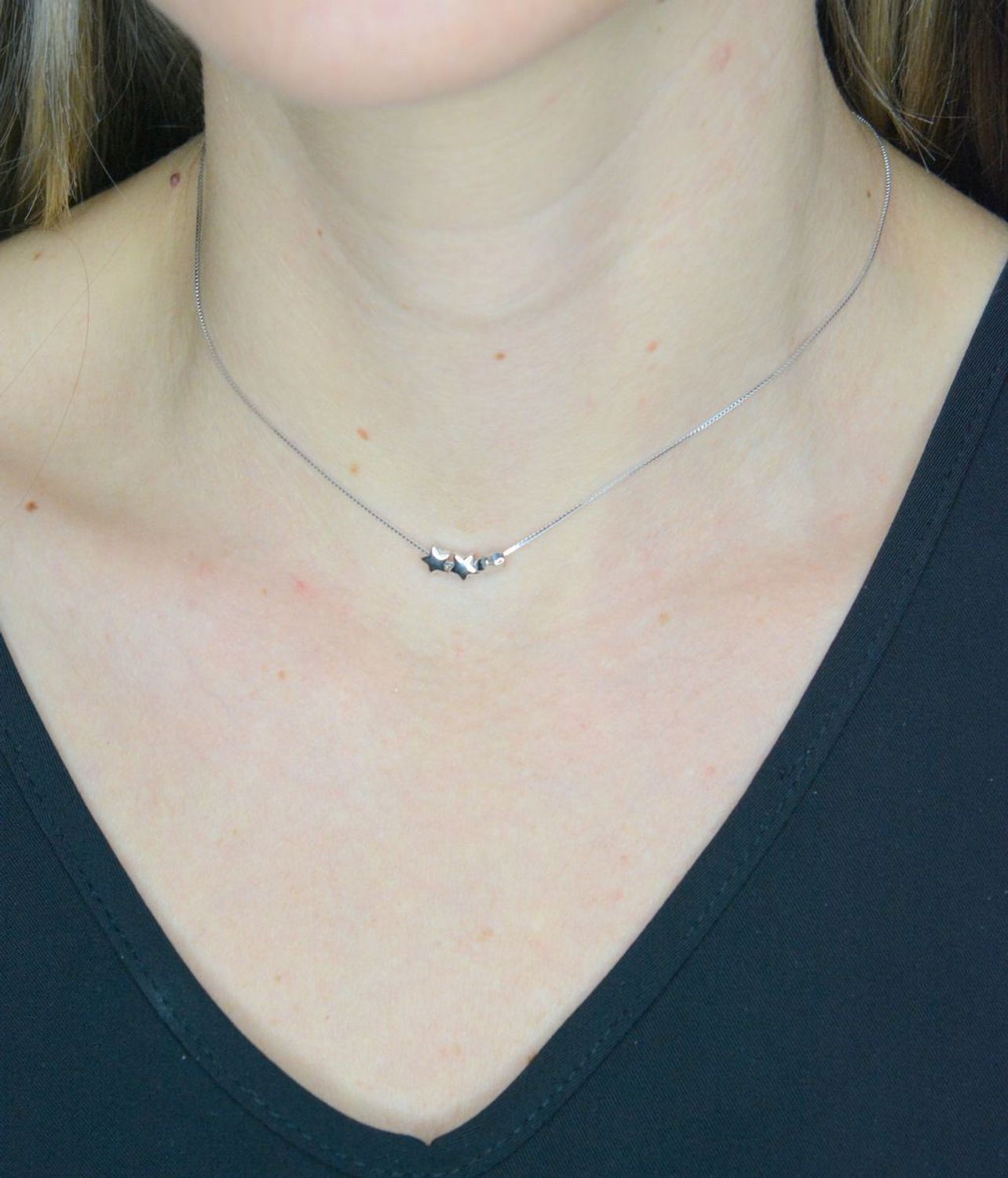 Naszyjnik damski srebrny 925 z gwiazdkami Armonica Nomination 241305 007.png